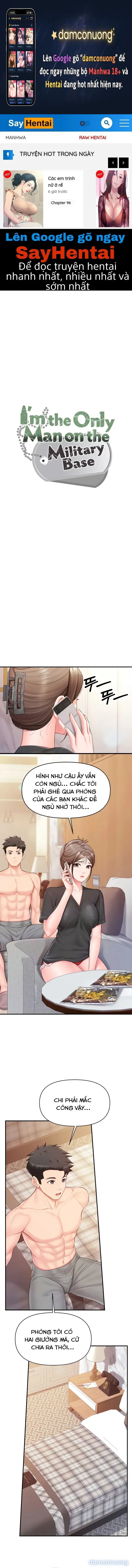 Tôi là nam quân nhân duy nhất trong đơn vị 