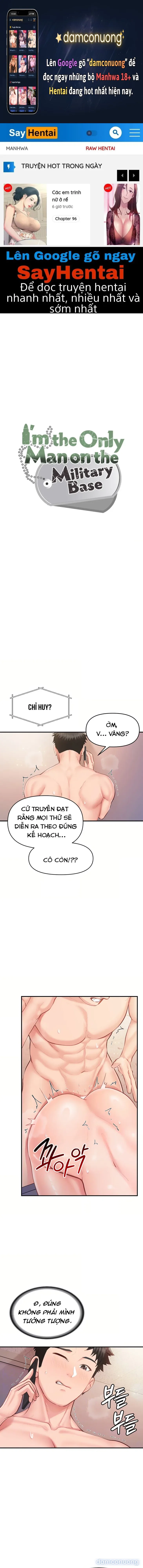 Tôi là nam quân nhân duy nhất trong đơn vị 