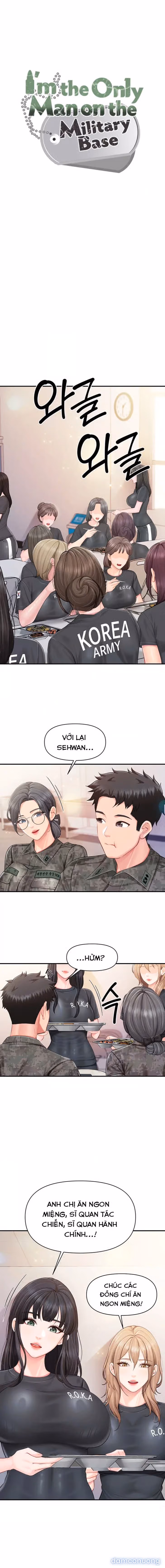 Tôi là nam quân nhân duy nhất trong đơn vị 