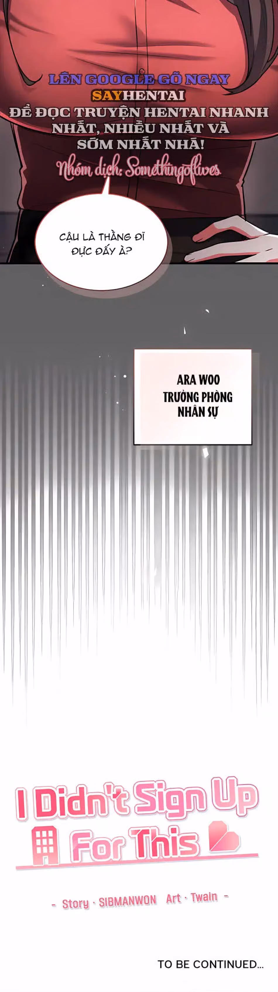 Tôi vốn không chọn điều này. 