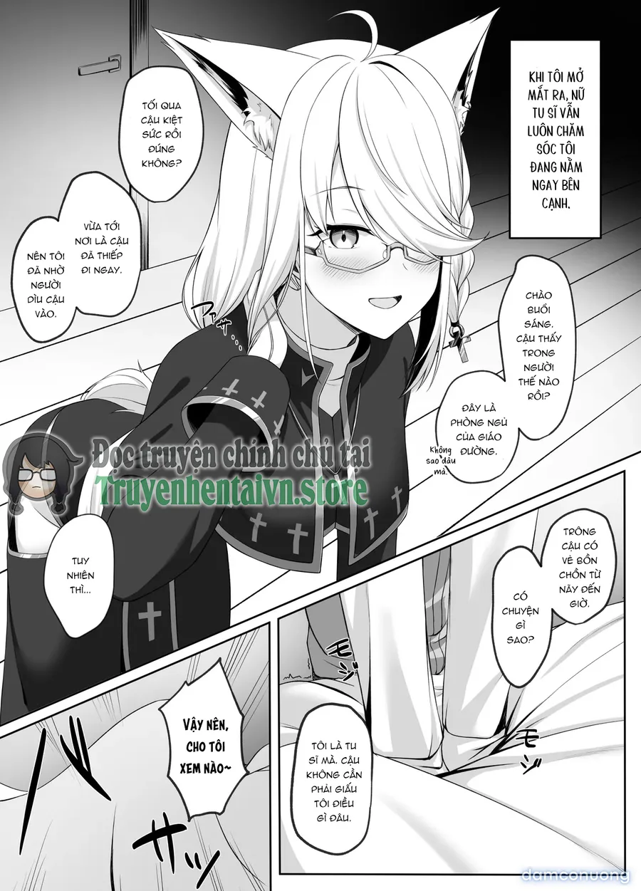 Shinpu FBK-chan to Ecchi Suru Manga | Secret Affairs with a Priest (Shirakami Fubuki) 