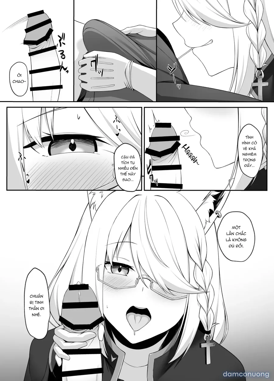 Shinpu FBK-chan to Ecchi Suru Manga | Secret Affairs with a Priest (Shirakami Fubuki) 