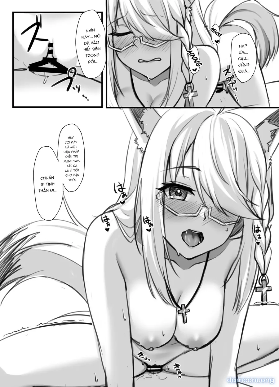 Shinpu FBK-chan to Ecchi Suru Manga | Secret Affairs with a Priest (Shirakami Fubuki) 