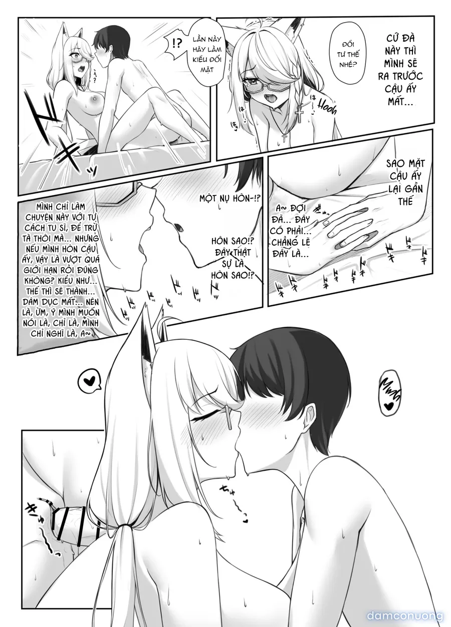 Shinpu FBK-chan to Ecchi Suru Manga | Secret Affairs with a Priest (Shirakami Fubuki) 