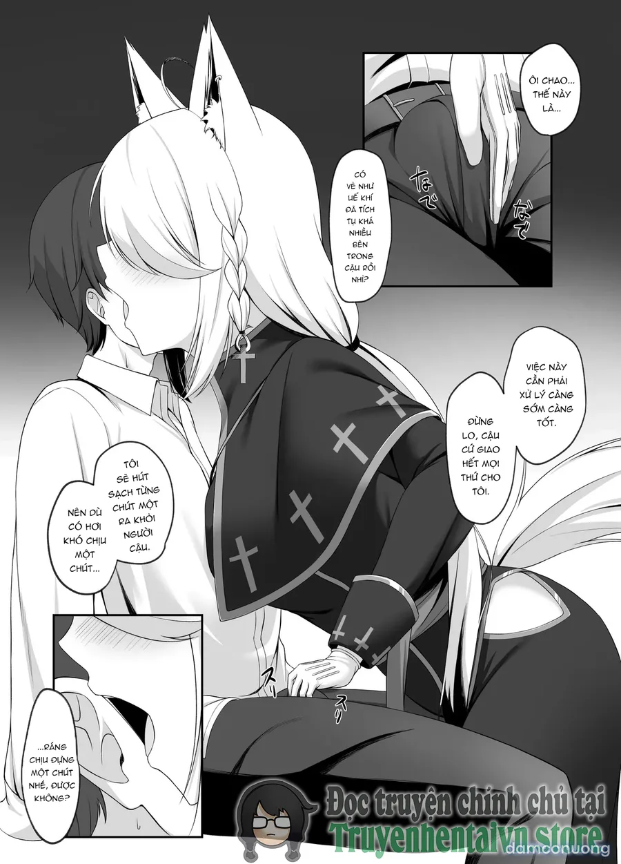 Shinpu FBK-chan to Ecchi Suru Manga | Secret Affairs with a Priest (Shirakami Fubuki) 
