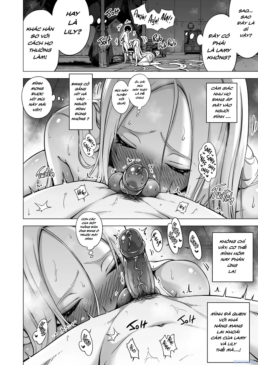 Hands On Draining with Three Succubus Sisters 