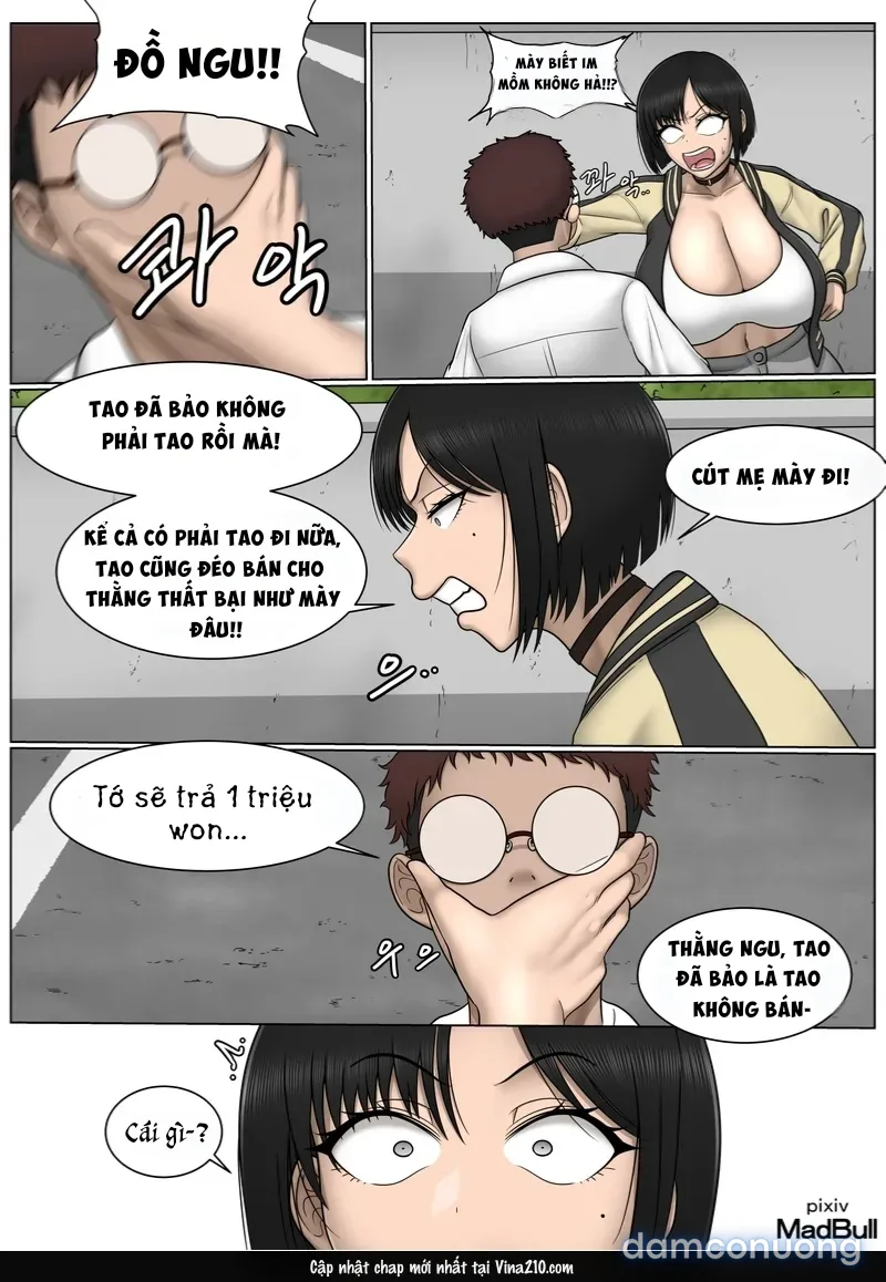 Cô nàng bán sữa 