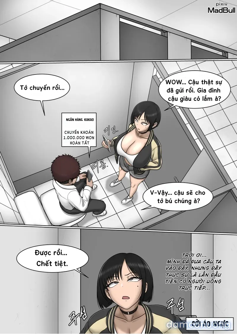 Cô nàng bán sữa 