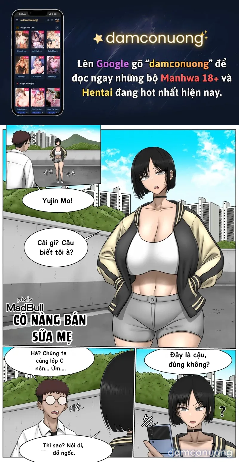 Cô nàng bán sữa 