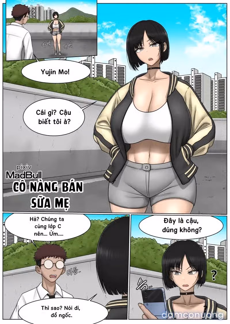 Cô nàng bán sữa 