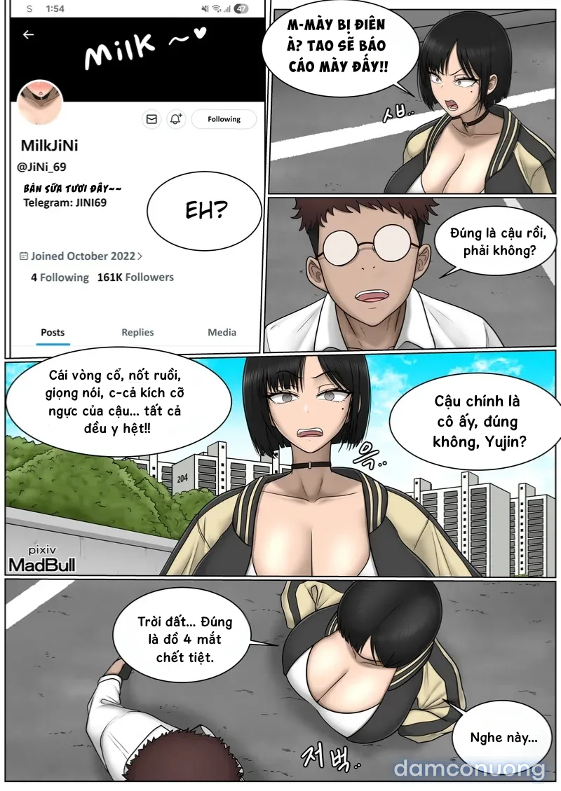 Cô nàng bán sữa 