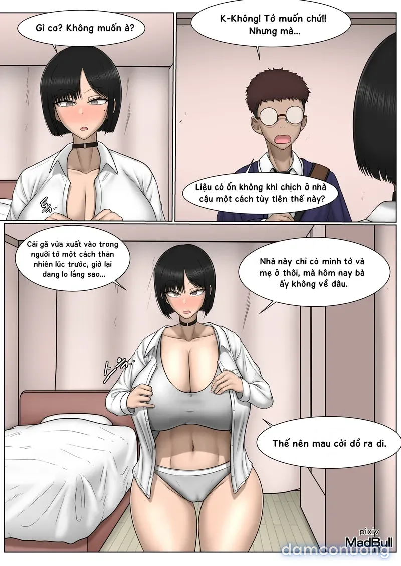 Cô nàng bán sữa 