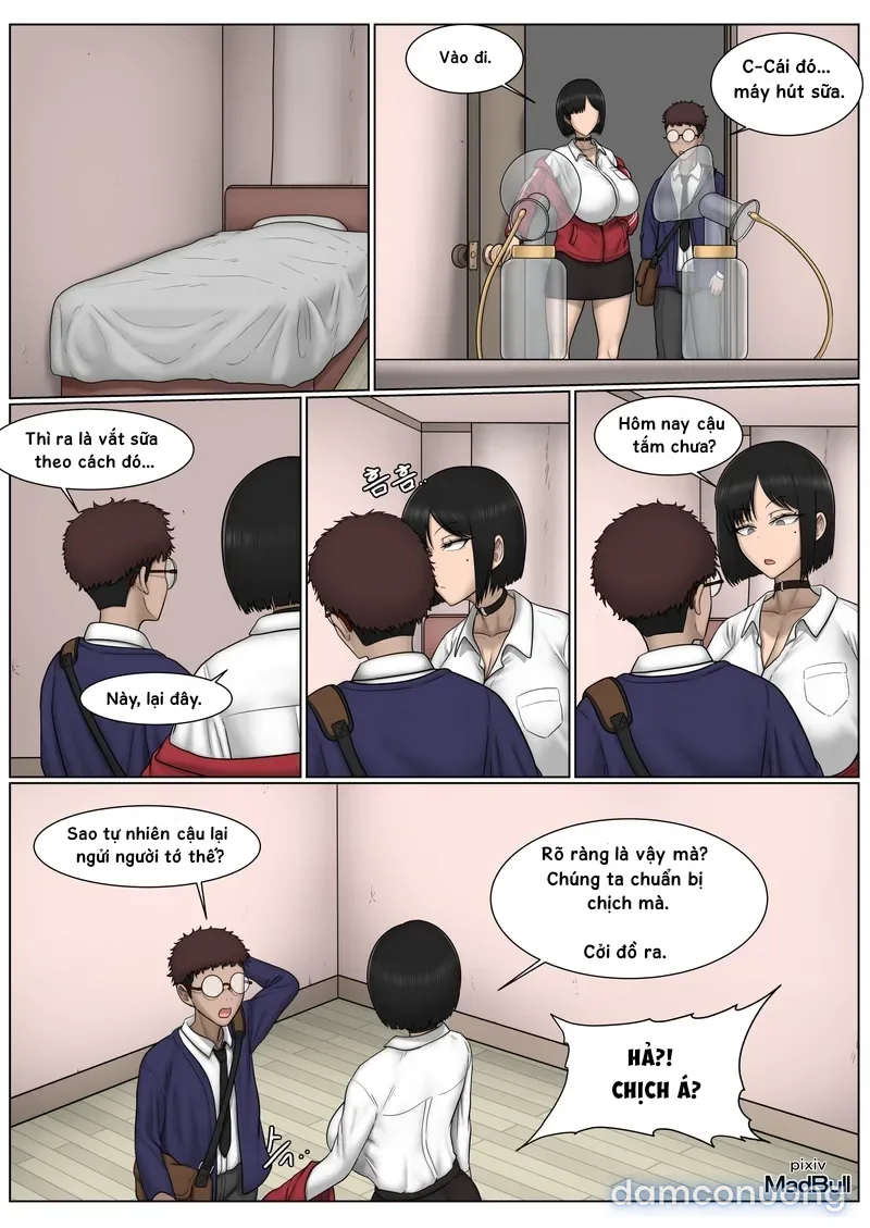 Cô nàng bán sữa 