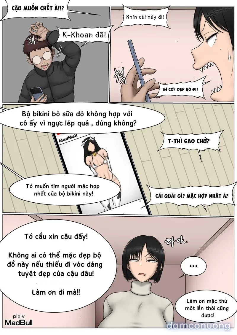 Cô nàng bán sữa 