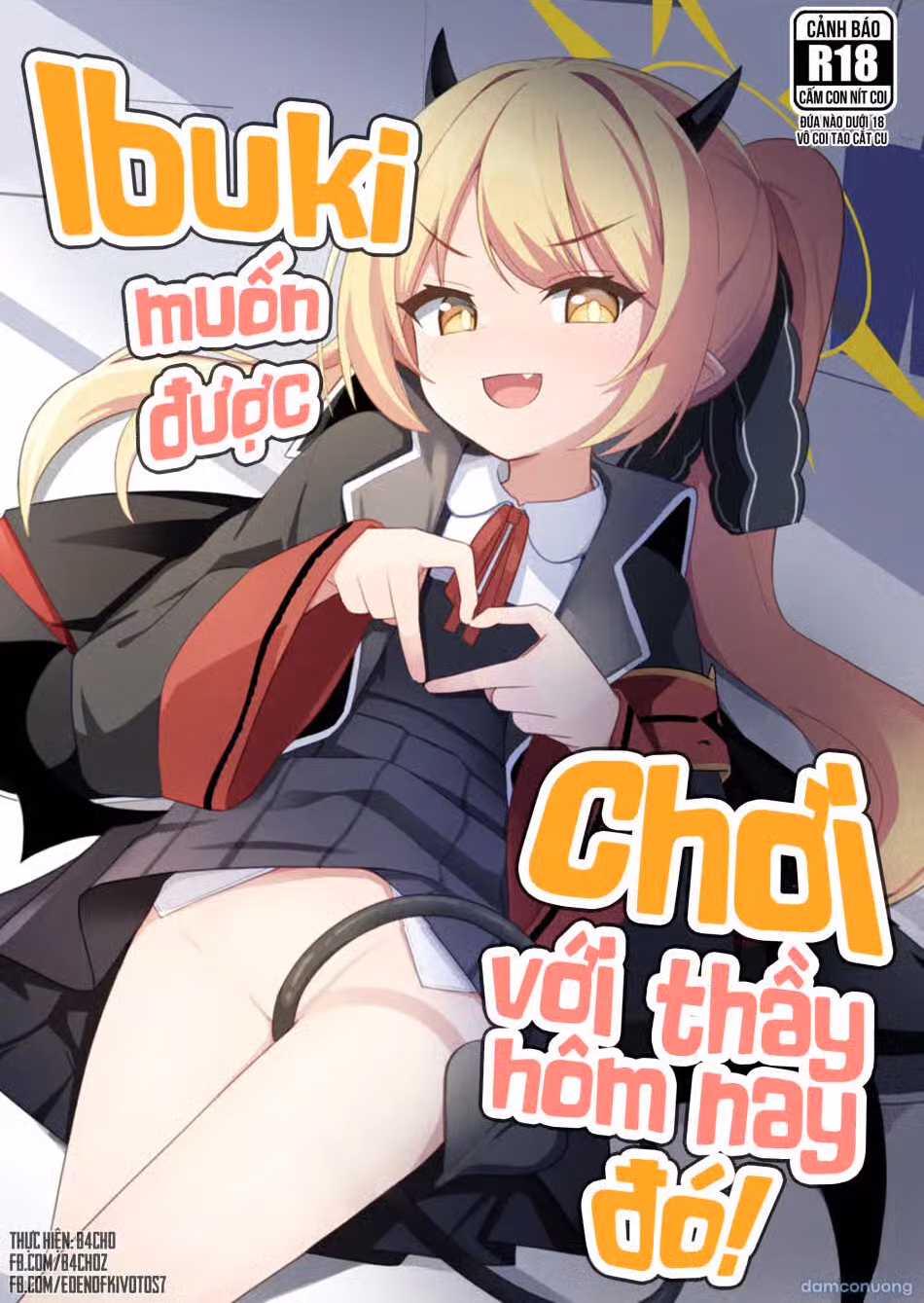 Ibuki muốn được chơi với thầy hôm nay đó! 