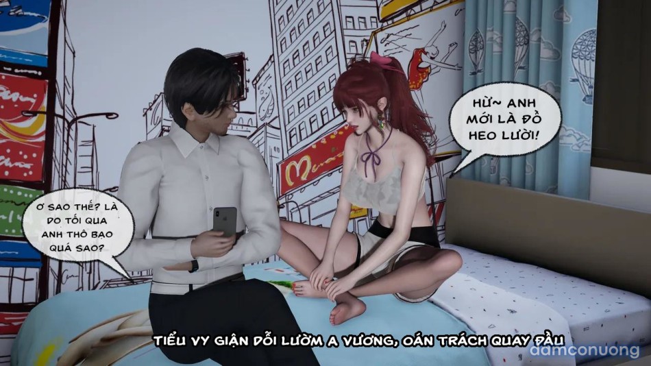 Cô bạn gái Tiểu Vy bị ngốc của tôi. 