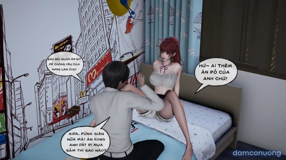 Cô bạn gái Tiểu Vy bị ngốc của tôi. 