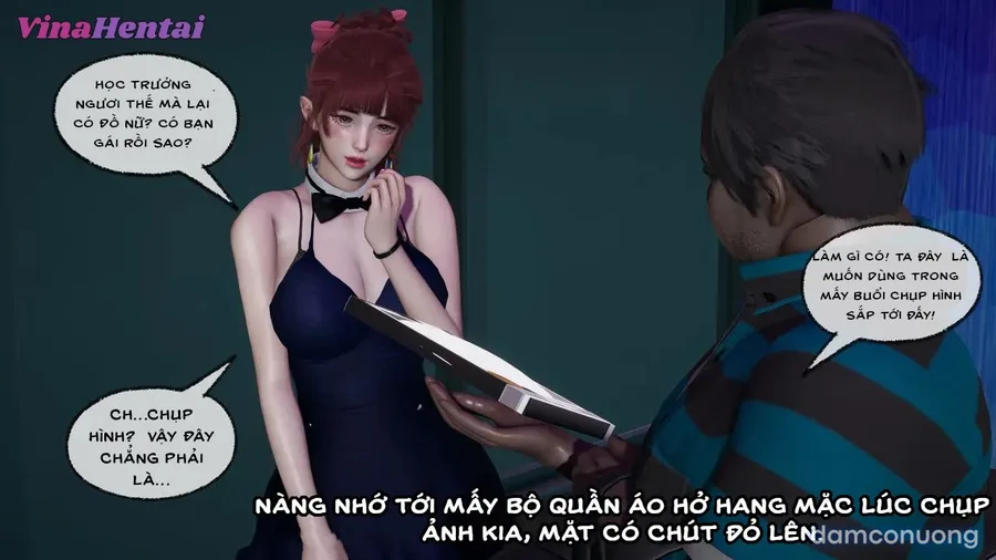 Cô bạn gái Tiểu Vy bị ngốc của tôi. 