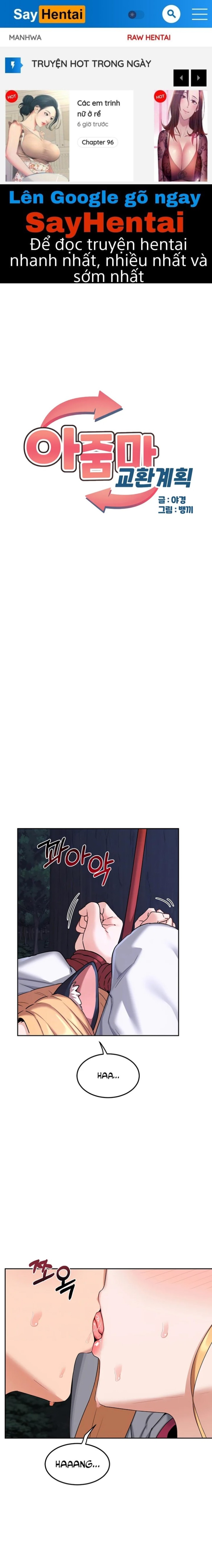 Kế hoạch trao đổi mẹ (sex only) 