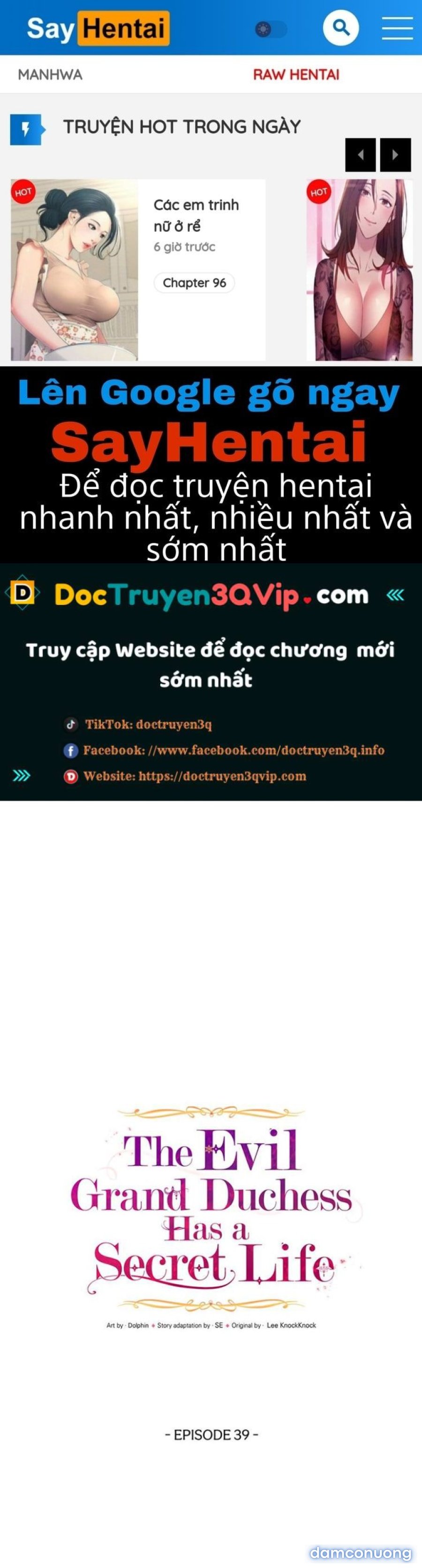 [18+] Cuộc Đời Bí Ẩn Của Đại Công Tước Phu Nhân Phản Diện 