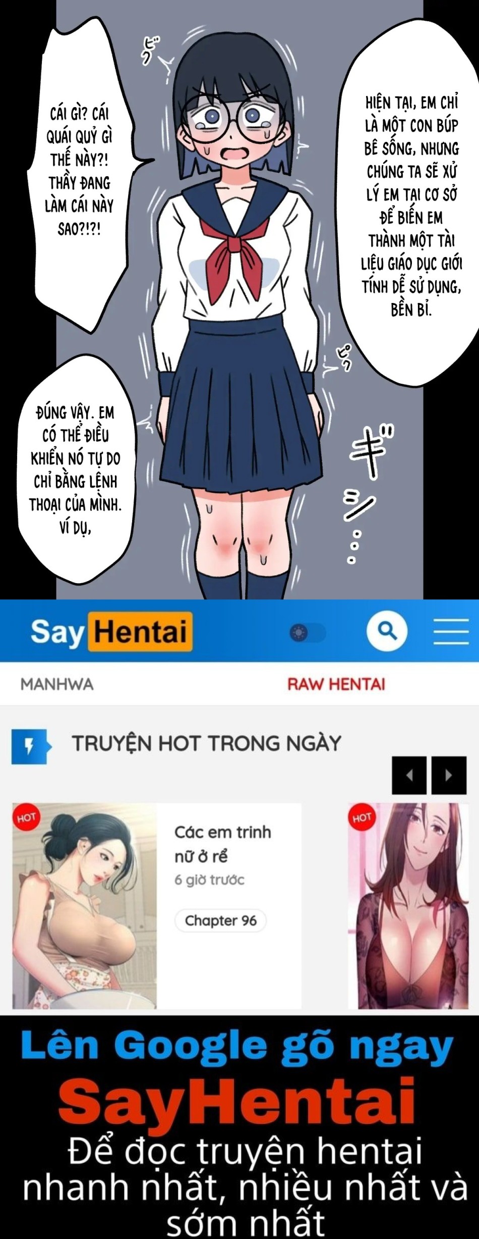 Xử lý tài liệu giáo dục giới tính cho nữ sinh trung học 