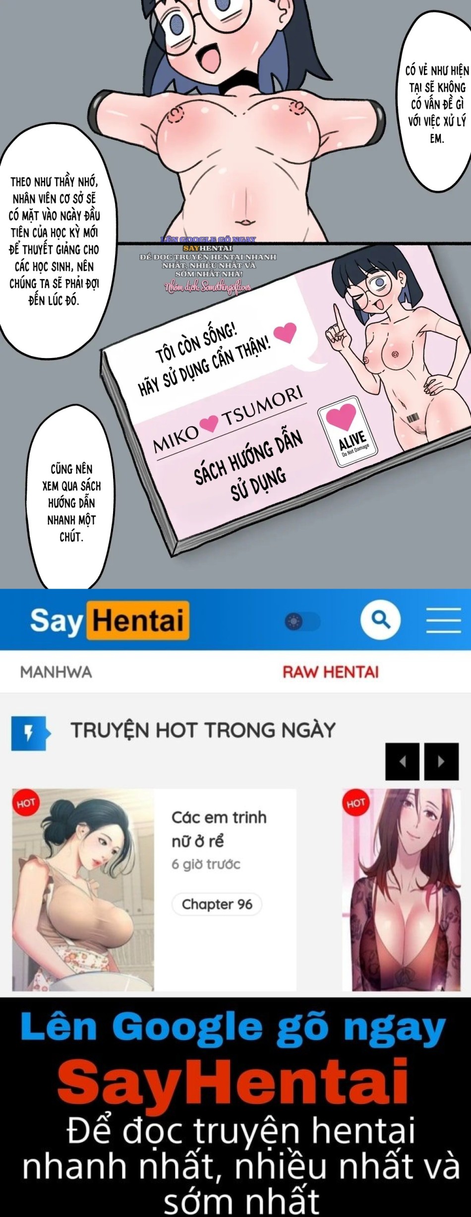 Xử lý tài liệu giáo dục giới tính cho nữ sinh trung học 