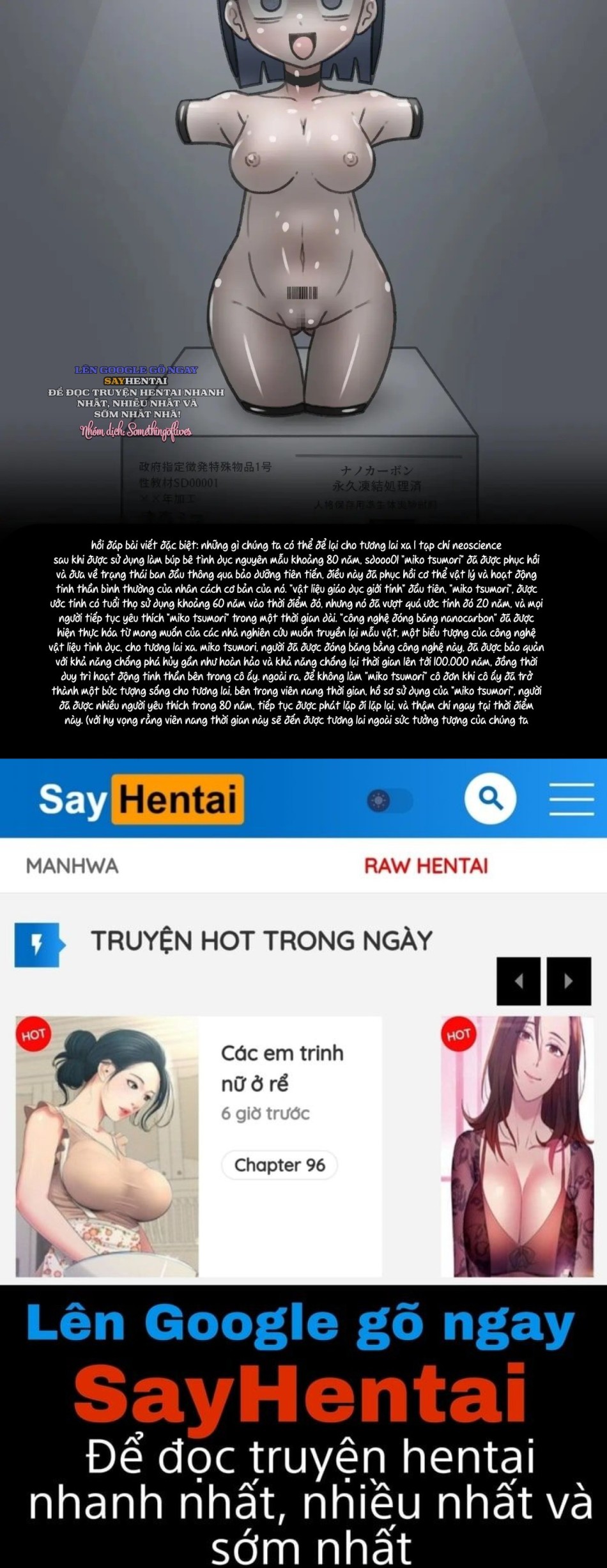 Xử lý tài liệu giáo dục giới tính cho nữ sinh trung học 