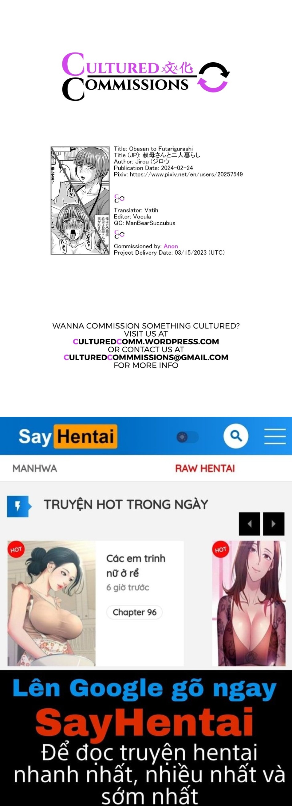 Sống cùng với dì 