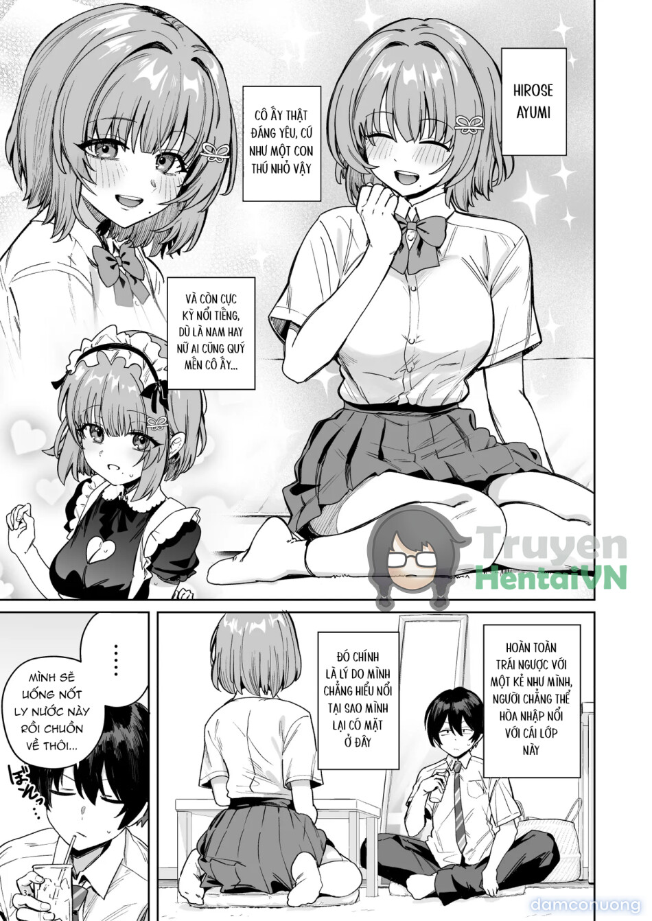 Class de Kakure Ninki no Hirose-san ga Guigui kuru! 