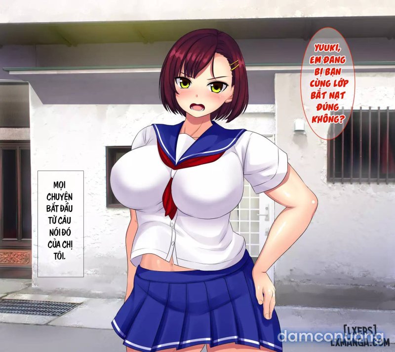 Boku no Tame ni Ijimekko ni Tachimukatta Ane ga Ima Me no Mae de Nakisakendemasu 