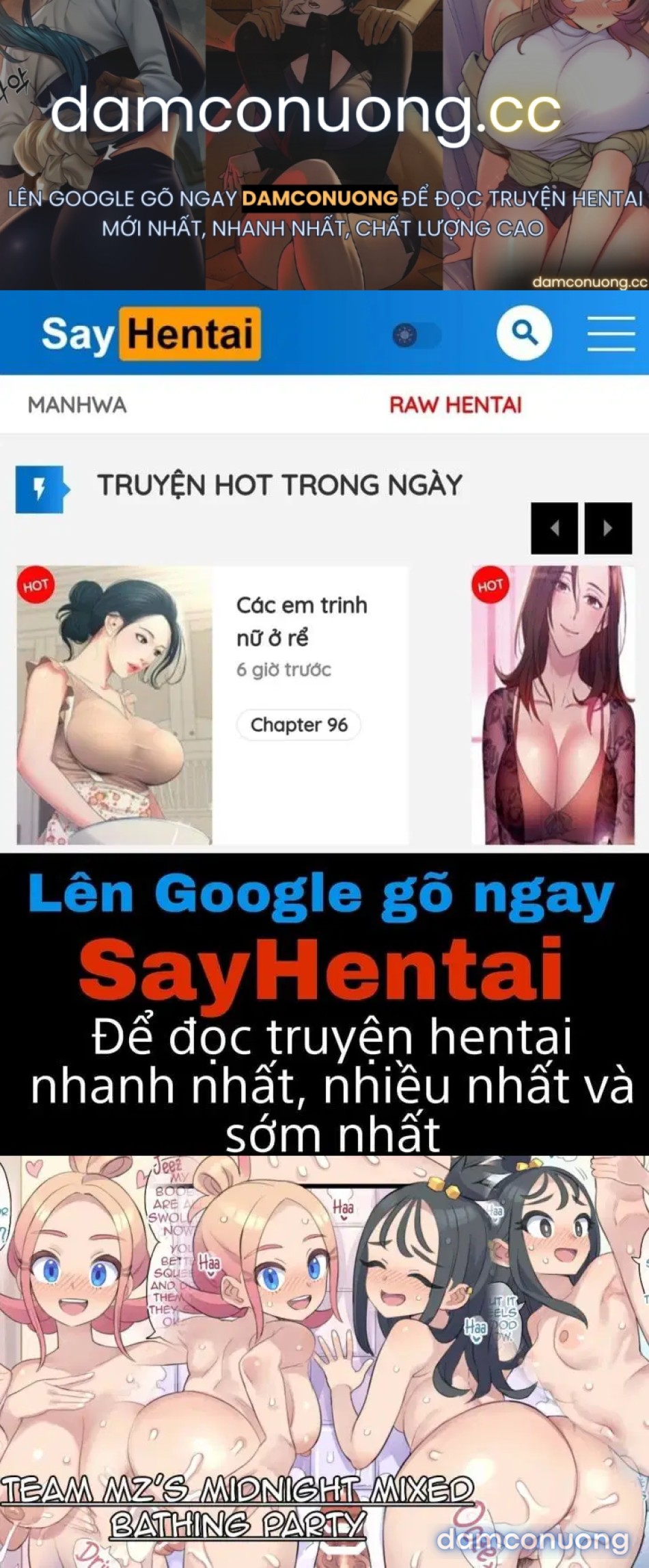 Tiệc tắm chung đêm khuya của nhóm 