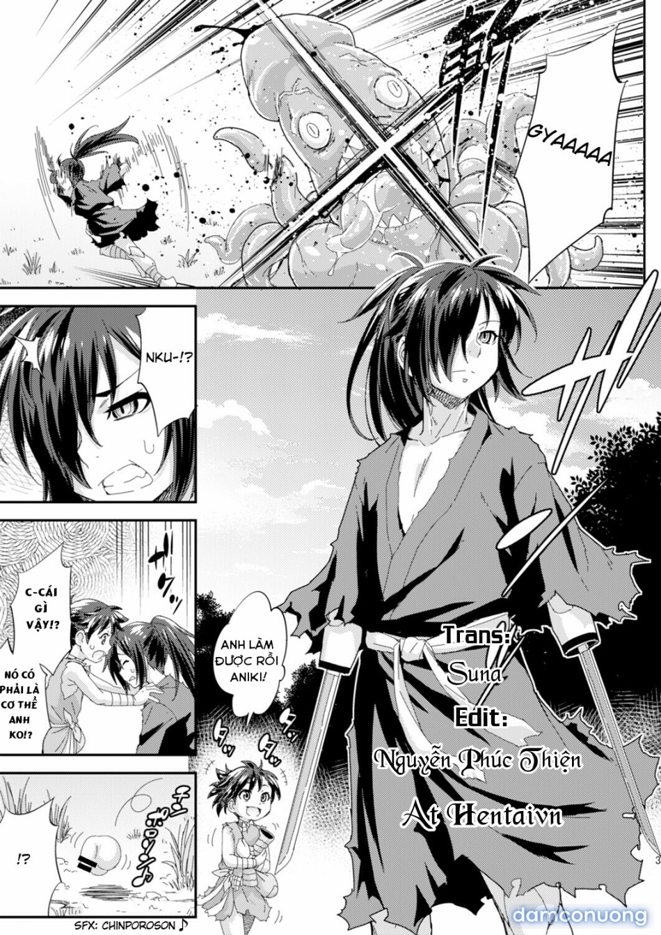 Chinpo ga Modotta Aniki to Futanari ni Nacchimatta Oira no Maki (Dororo) 