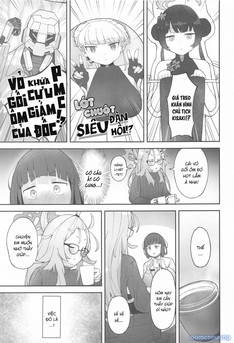 Sensei! Thầy có thể hy sinh thân mình một chút vì hội chợ truyện tranh được không? 