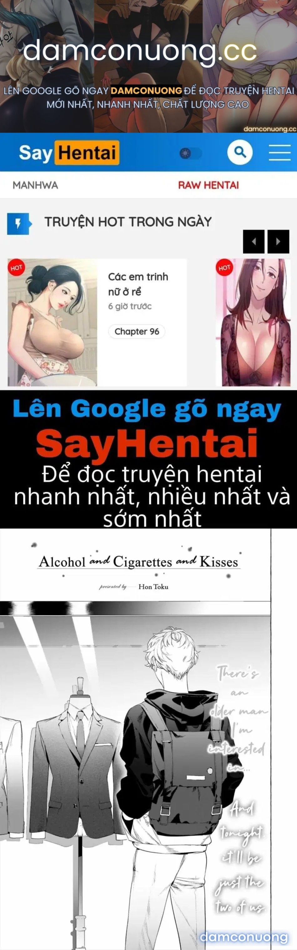Hôn Môi Lẫn Lộn Rượu Và Thuốc Lá 