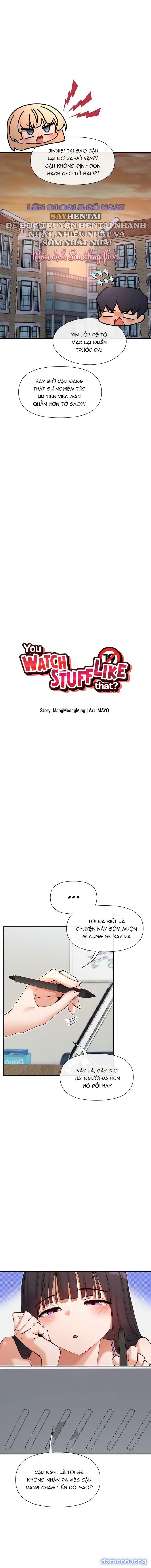 Cậu Cũng Coi Mấy Thứ Như Vậy Sao 