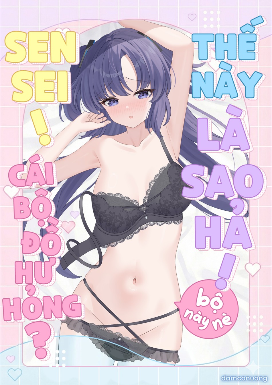 Sensei, cái bộ đồ hư hỏng này là sao hả? 