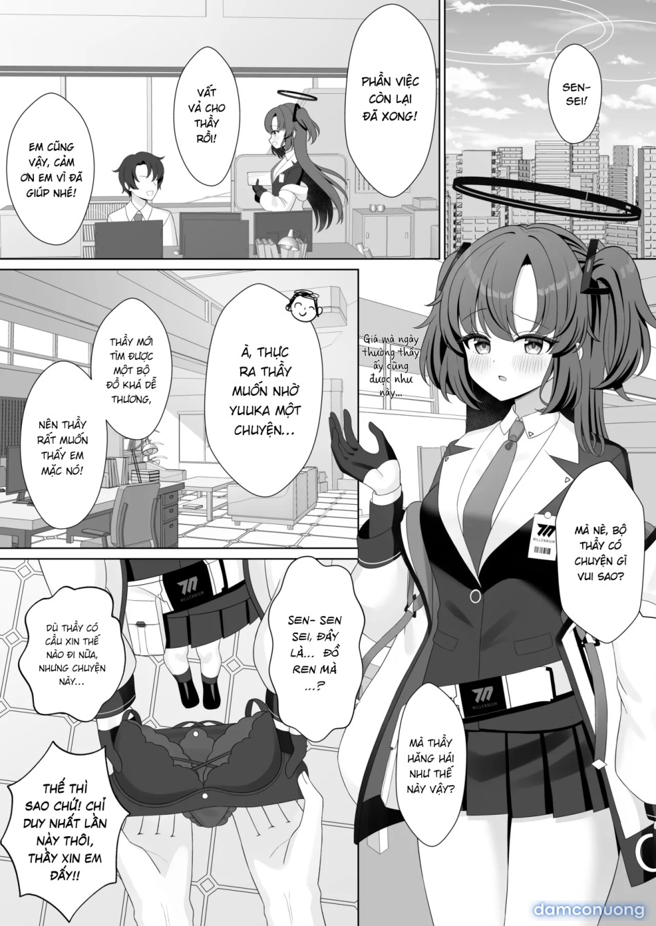 Sensei, cái bộ đồ hư hỏng này là sao hả? 