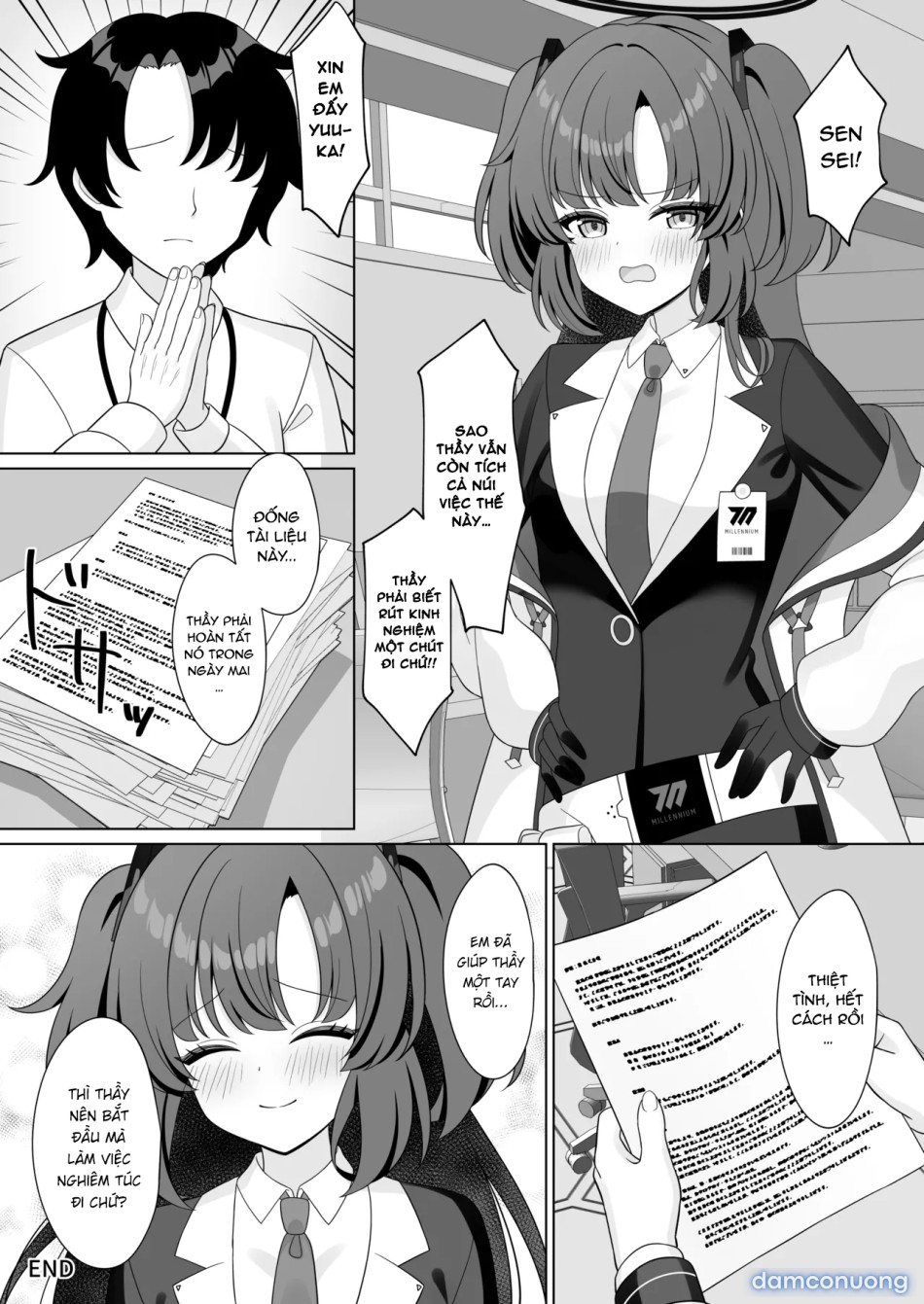 Sensei, cái bộ đồ hư hỏng này là sao hả? 