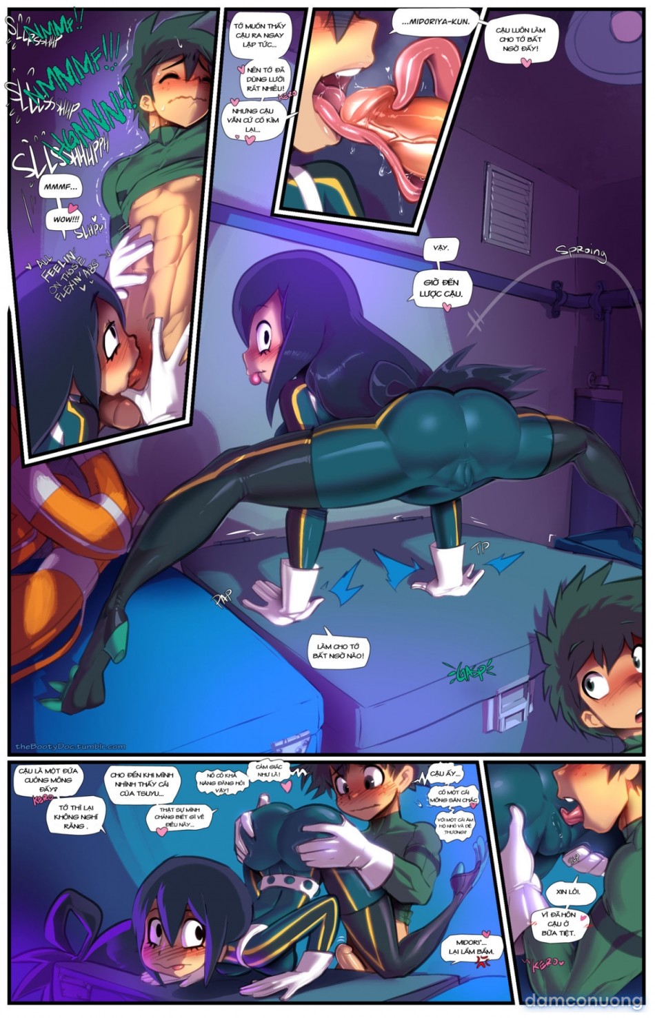 Deku and Froppy SMASH (Boku no Hero Academia) 