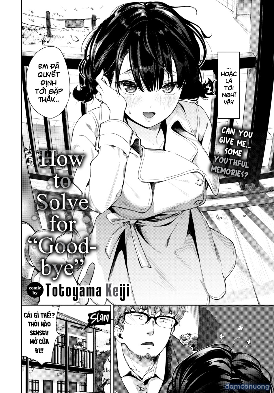 How to Solve For "Goodbye" 