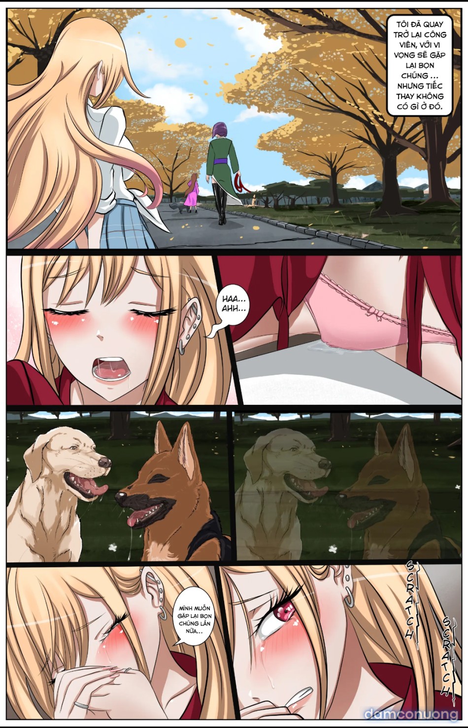Marin Kitagawa & Two Doggos 