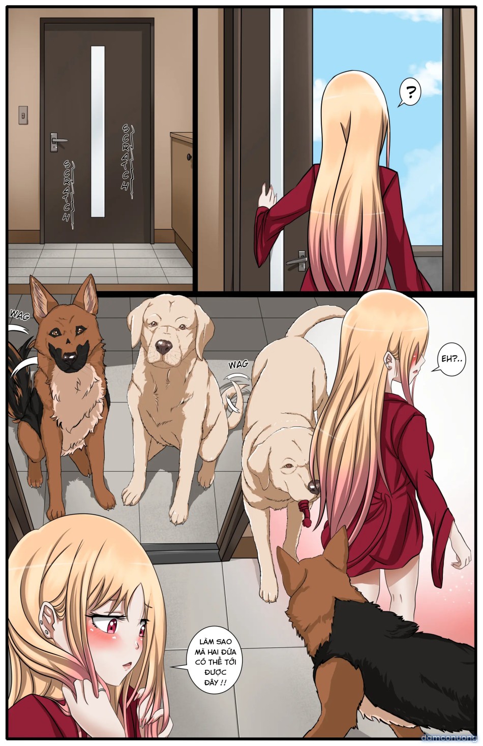 Marin Kitagawa & Two Doggos 