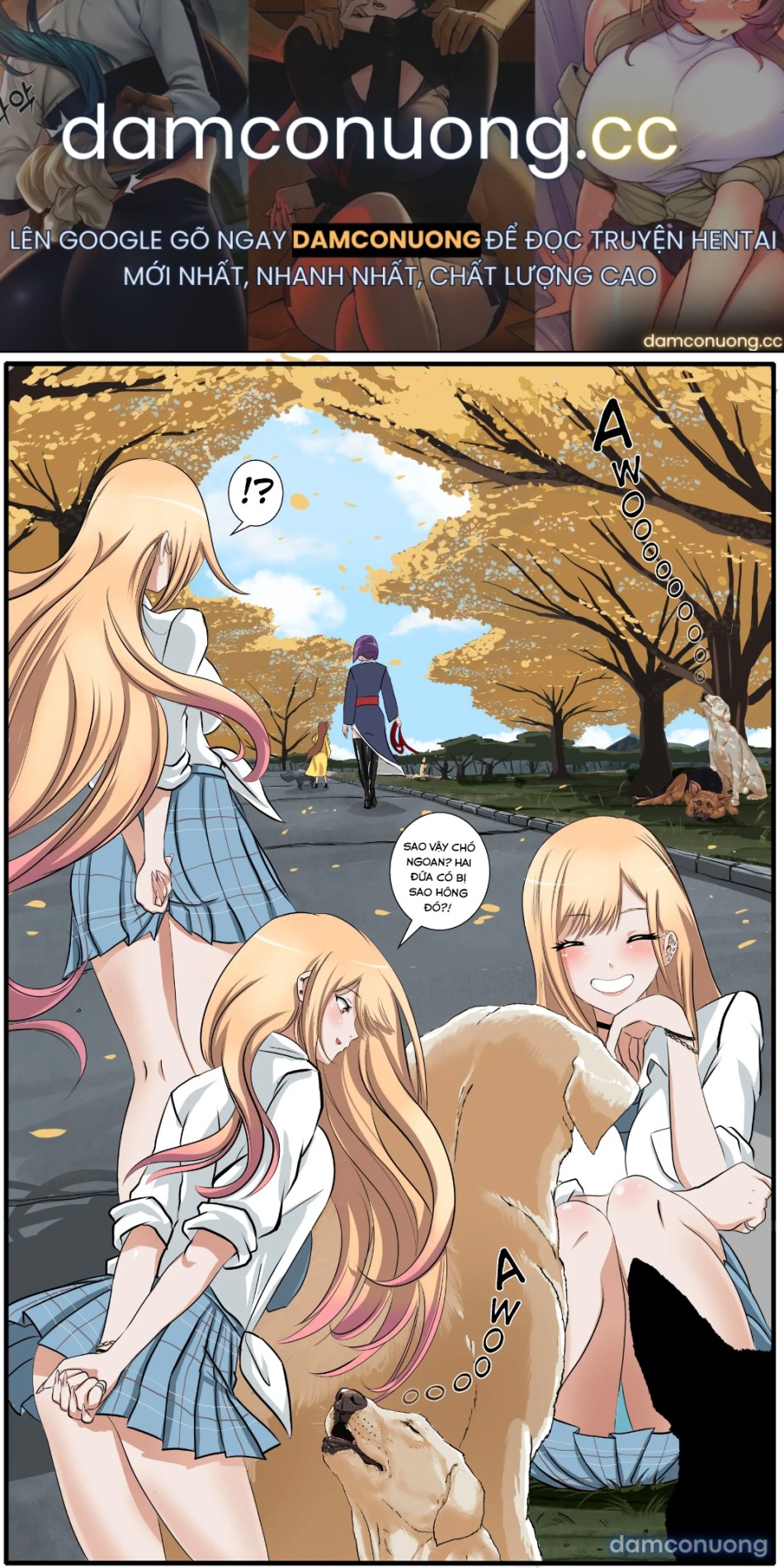 Marin Kitagawa & Two Doggos 