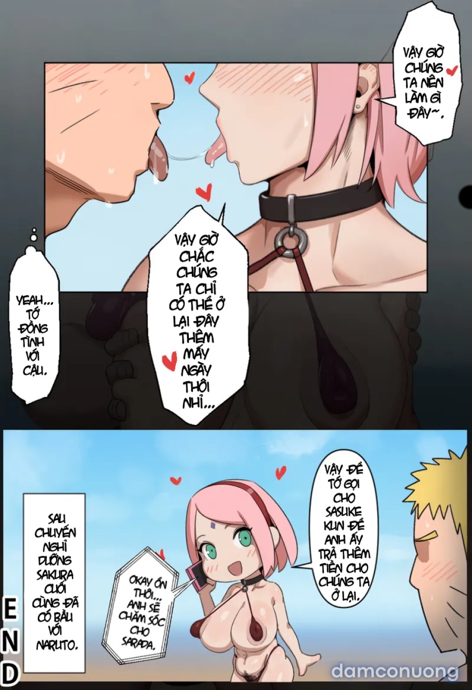 Naruto and Sakura on vacation ( NTR) 