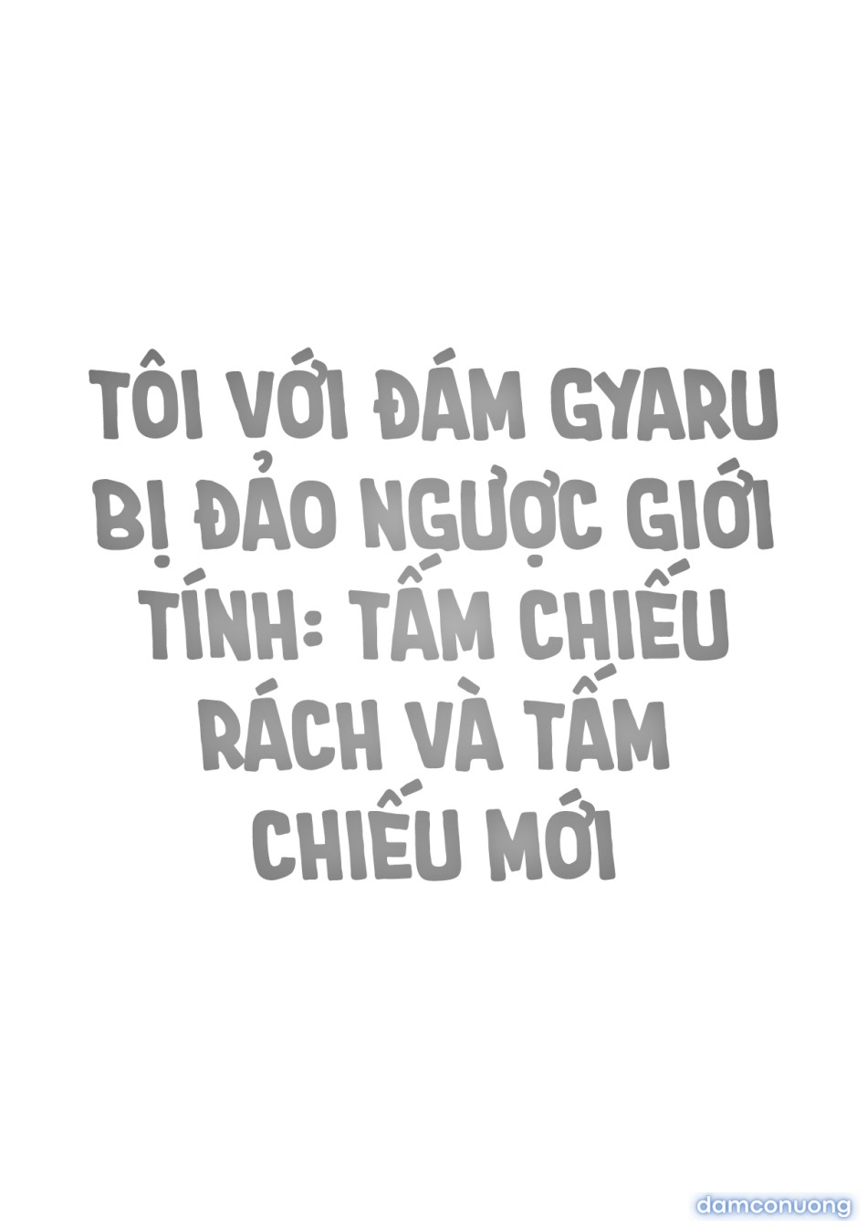 Tôi với đám gyaru bị đảo ngược giới tính 