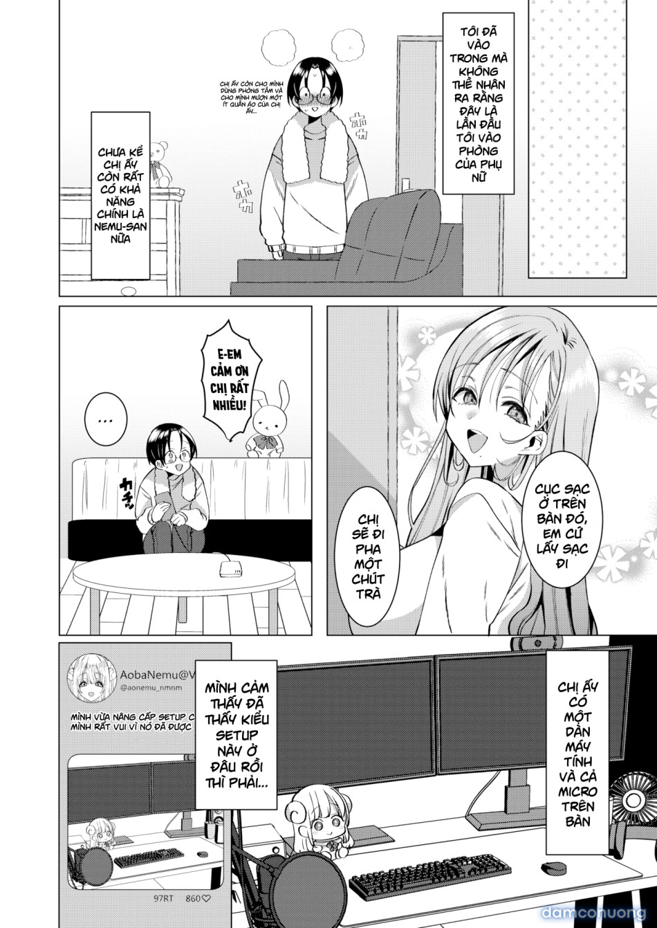 Nobody Told Me My Oshi Was Licking My Ear From Next Door! 