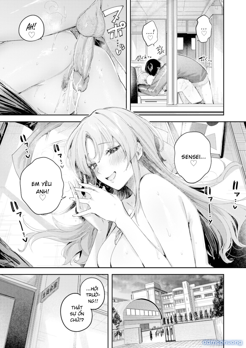 Asahina-san yêu cầu sự chú ý của thầy 