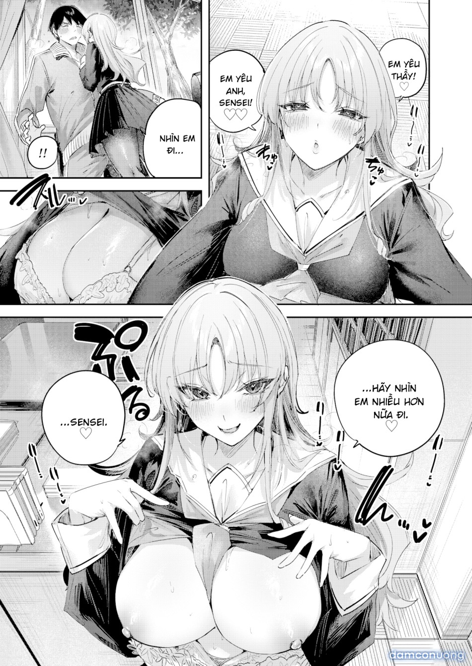 Asahina-san yêu cầu sự chú ý của thầy 
