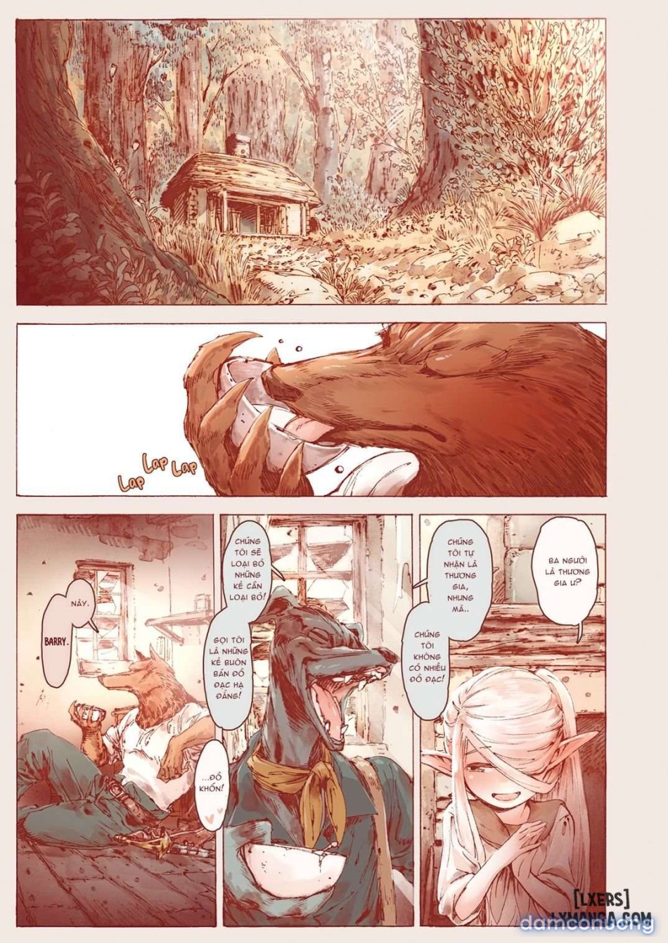 The Little Elf and the Savage Beastmen [J18] 