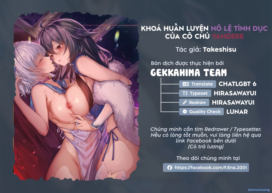 Khoá Huấn Luyện Nô Lệ Tình Dục Của Cô Chủ Yandere 